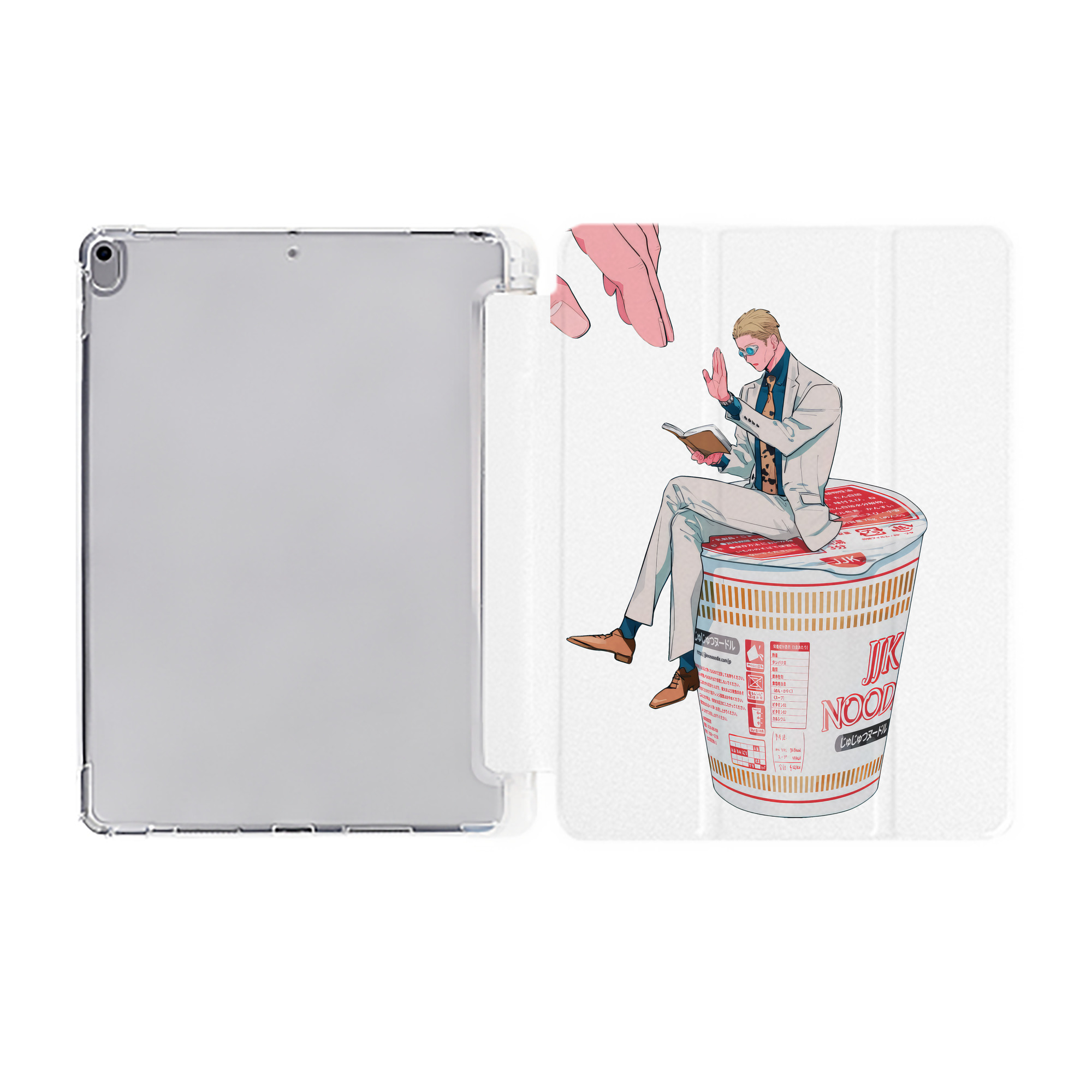 （画像用） 刀剣乱舞 Touken Ranbu IPad ケース ペン収納付き 三つ折りスタンド PUレザー×シリコン 対応機種9.5/10.5/10.9インチ